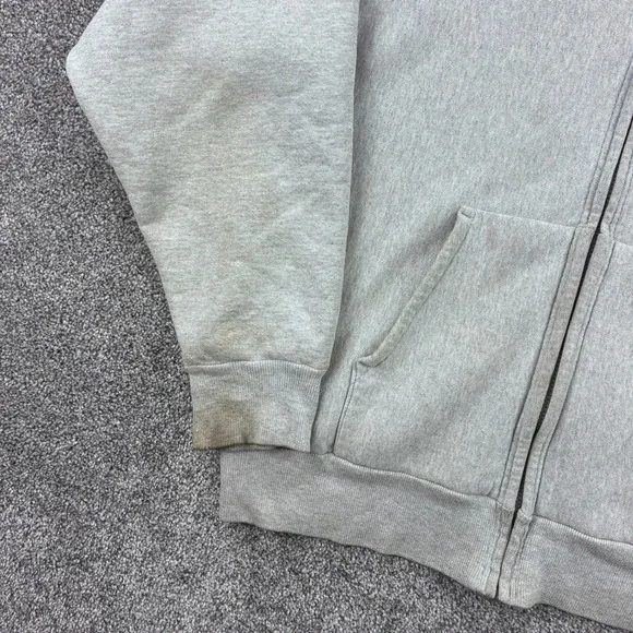 Vintage‎ Camber Hoodie Mens Large Gray Full Zip Sweatshirt Heavyweight Company